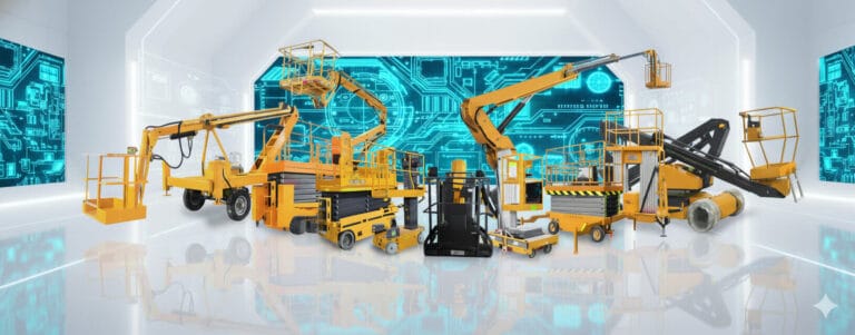 Dade intelligent boom lifting equipment portfolio inside virtual showroom