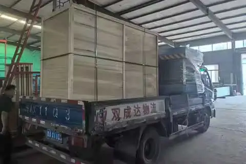 Export-standard secure plywood crate packaging for aluminum lifts